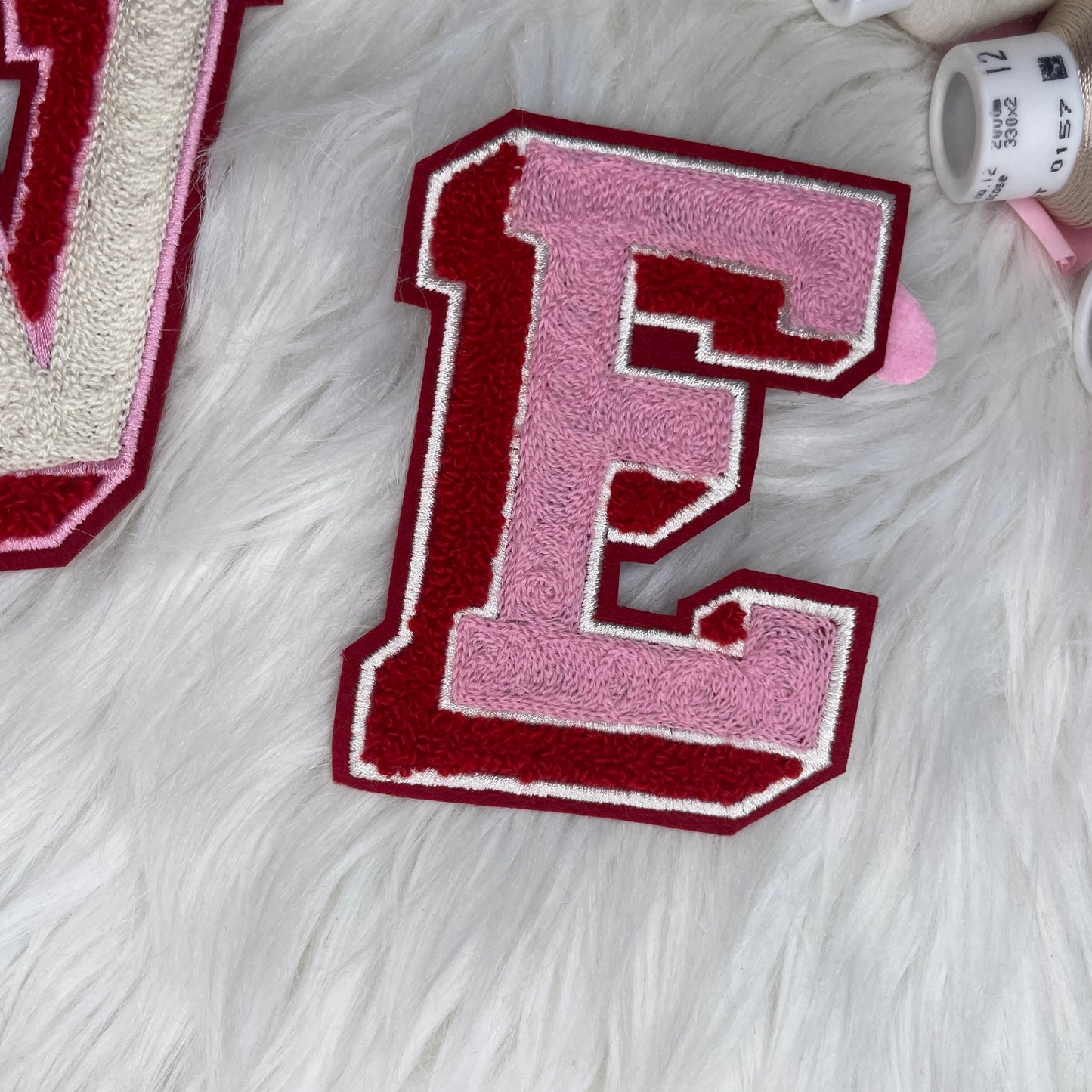 LUVR GRL IRL Custom Varsity Letter Patches