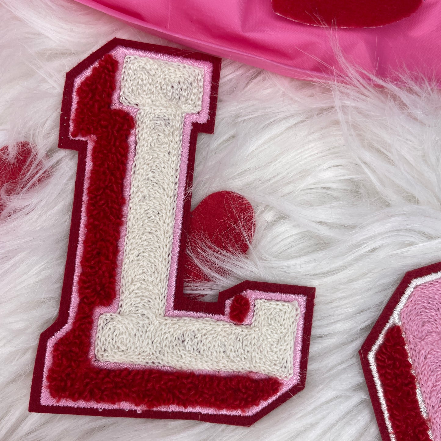 LUVR GRL IRL Custom Varsity Letter Patches