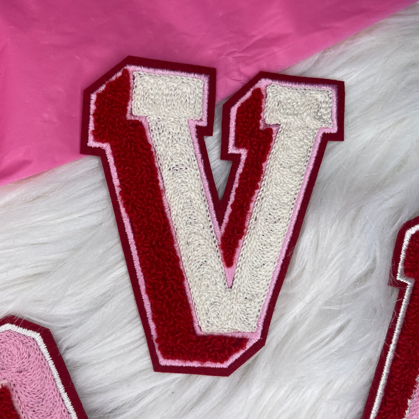 LUVR GRL IRL Custom Varsity Letter Patches