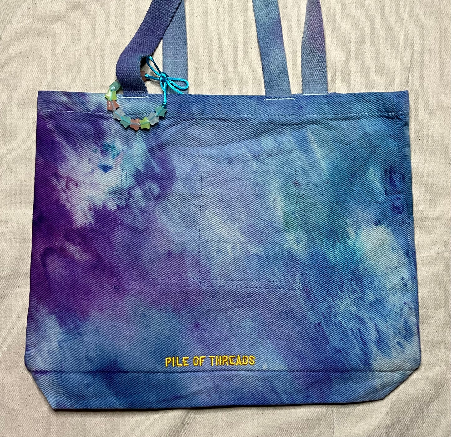 “I Love Memphis” Trippy Drippy Tote, Memphis Blue